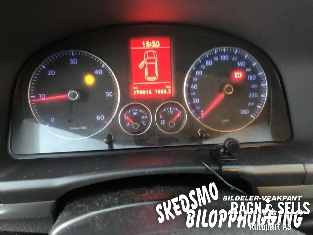 VW Touran 2007-2010 (Type I, Fase 2) , Motorkode: BXE, Girkassekode: JYK
