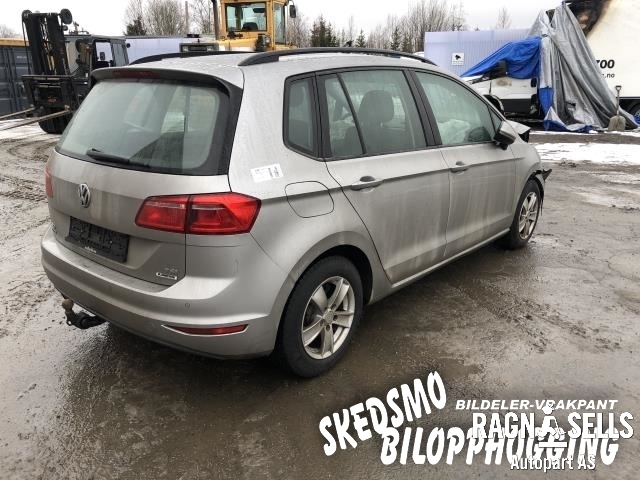 VW Golf Sportsvan 2014-2018 , Motorkode: CYVB, Girkassekode: QRL