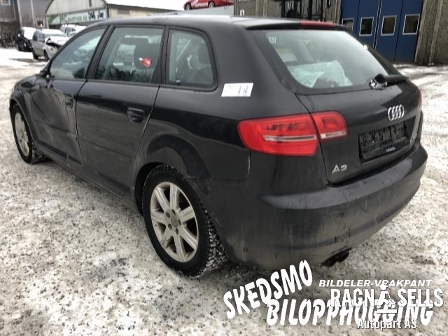 Audi A3 2009-2012 (Type II, Fase 2) , Motorkode: BLS, Girkassekode: KBL