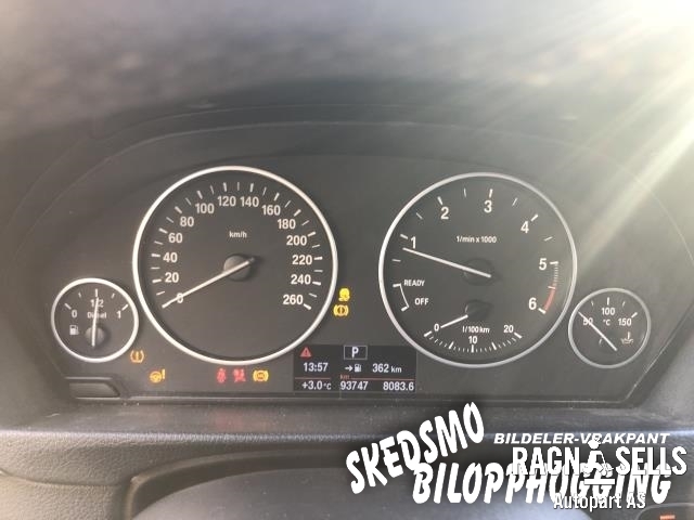 BMW 3-Serie 2012-2018 (F30/F31/F34) (F30/F31/F34), Motorkode: N47D20C, Girkassekode: GA8HP45Z