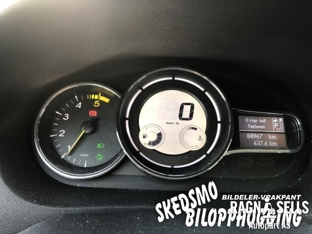 Renault Megane 2009-2016 Type III , Motorkode: K9K N8 (837), Girkassekode: DC4(000)