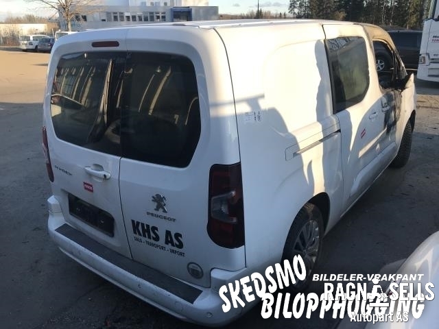 Peugeot Partner 2019-->> (Type III) , Motorkode: YHY, Girkassekode: BE4R