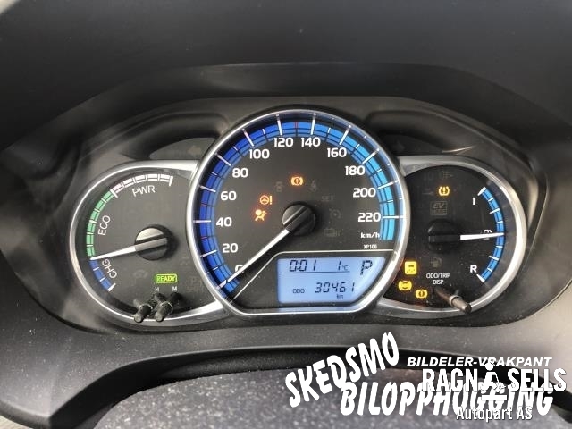 Toyota Yaris 2014-2020 (Type III, Fase 2) , Motorkode: 1NZ-FXE, Girkassekode: 3090052010