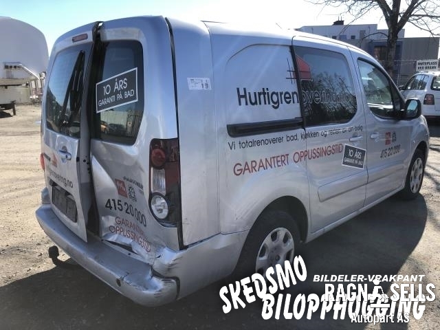 Peugeot Partner 2015-2019 (Type II, Fase 2) , Motorkode: 9HF (DV6DTED), Girkassekode: STT
