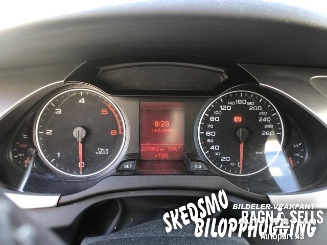 Audi A4 2007-2014 (Type IV) (B8) (B8), Motorkode: CAGC, Girkassekode: LLW