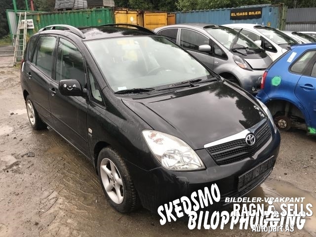 Toyota Verso 2002-2004 (COROLLA) (COROLLA), Motorkode: 3ZZ-FE, Girkassekode: 