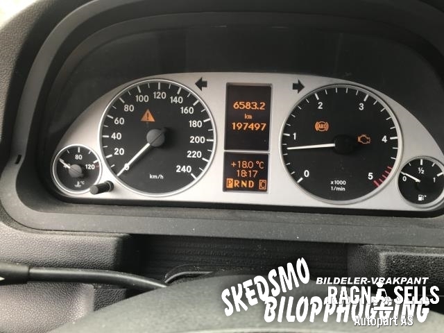 Mercedes B-Klasse 2008-2011 (Fase 2) (W245) (W245), Motorkode: 640940, Girkassekode: