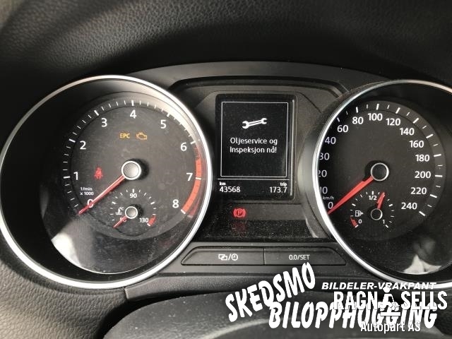 VW Polo 2014-2017 (Type V, Fase 2) , Motorkode: CJZC, Girkassekode: REZ