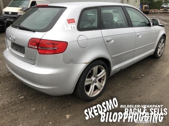Audi A3 2009-2012 (Type II, Fase 2) , Motorkode: BLS, Girkassekode: KBL