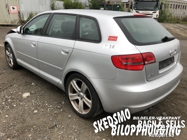 Audi A3 2009-2012 (Type II, Fase 2) , Motorkode: BLS, Girkassekode: KBL
