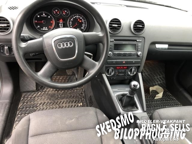 Audi A3 2009-2012 (Type II, Fase 2) , Motorkode: BLS, Girkassekode: KBL