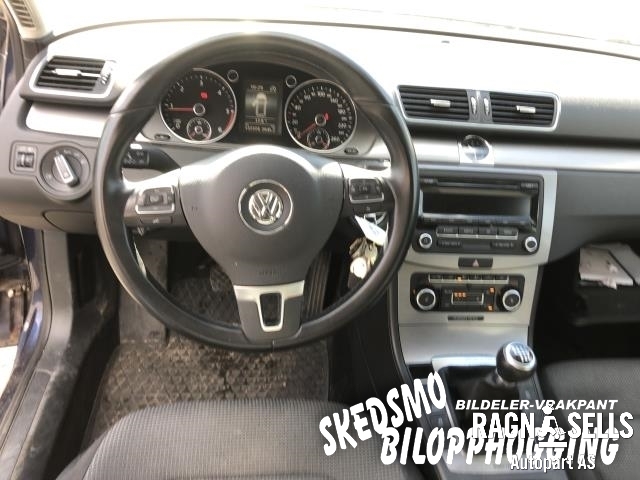VW Passat 2011-2015 (B7) (B7), Motorkode: CFFB, Girkassekode: NFV