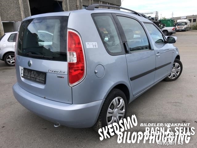 Škoda Roomster 2006-2010 (Fase 1) , Motorkode: CAYB, Girkassekode: KFK