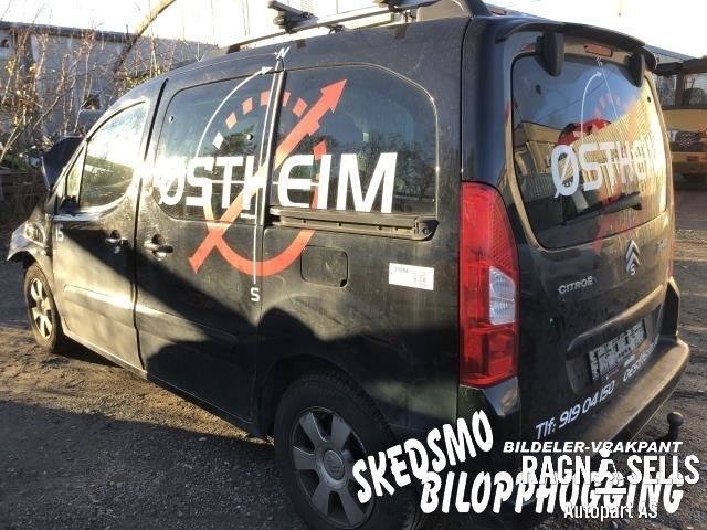 Citroën Berlingo 2008-2015 (Type II, Fase 1) , Motorkode: 9H06, Girkassekode: 