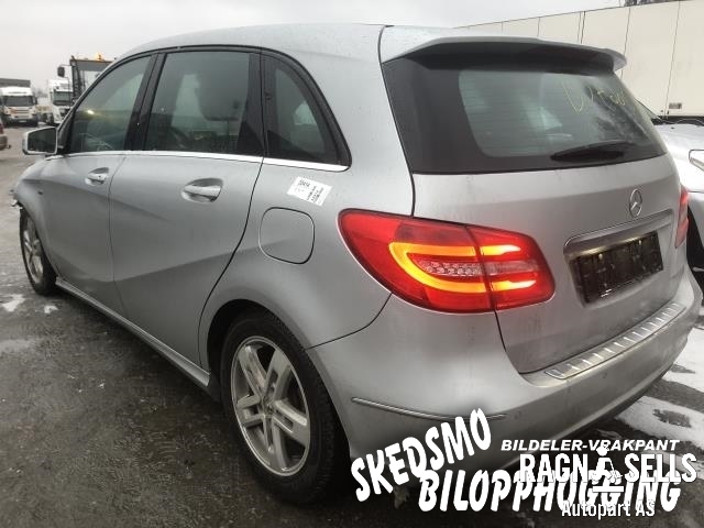 Mercedes B-Klasse 2011-2018 (W246) (W246), Motorkode: 651901, Girkassekode: 72400300019466