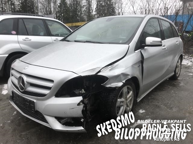 Mercedes B-Klasse 2011-2018 (W246) (W246), Motorkode: 651901, Girkassekode: 72400300019466