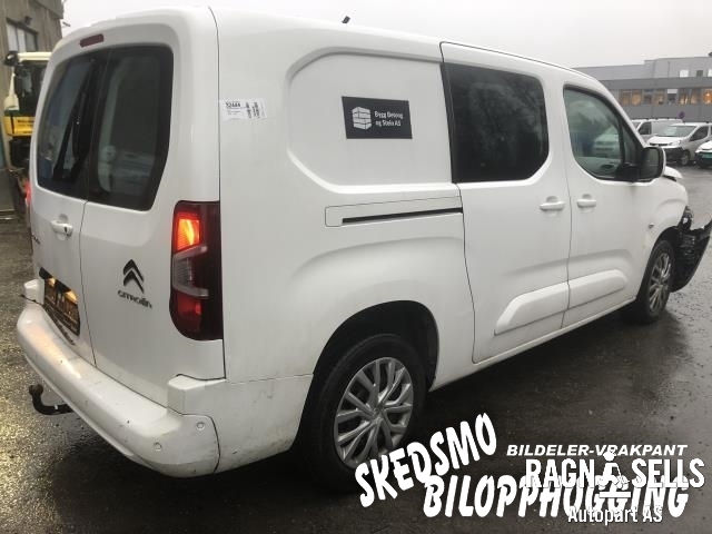 Citroën Berlingo 2019-->> (Type III) , Motorkode: YHY, Girkassekode: BE4R