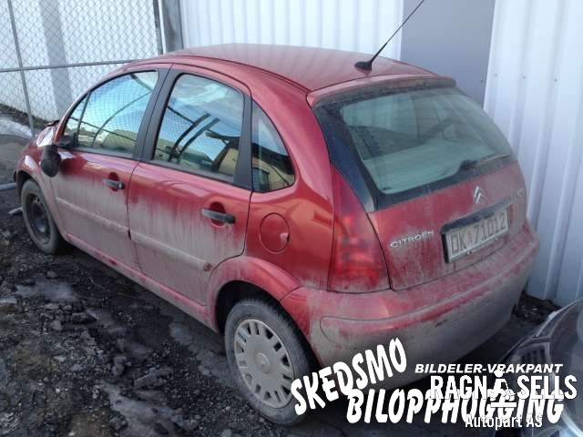 Citroën C3 2002-2009 (Type I) , Motorkode: KVF   TU3JP, Girkassekode: 