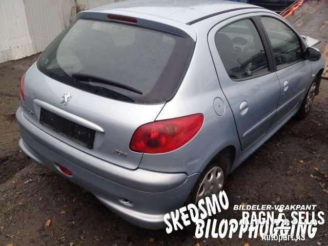 Peugeot 206 1998-2007 , Motorkode: , Girkassekode: