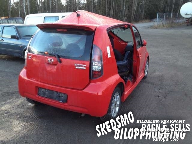 Daihatsu Sirion 2006-2009 (Type II) , Motorkode: , Girkassekode:
