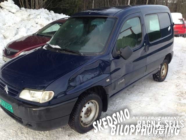 Citroën Berlingo 1996-2002 (Type I, Fase 1) , Motorkode: , Girkassekode: 