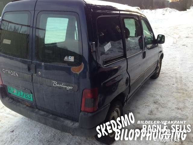 Citroën Berlingo 1996-2002 (Type I, Fase 1) , Motorkode: , Girkassekode: 