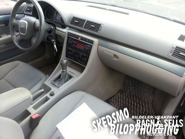 Audi A4 2004-2008 (Type III) (B7) (B7), Motorkode: , Girkassekode: HFF