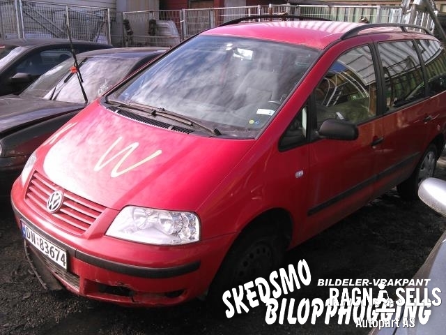 VW Sharan 2000-2010 (Type I, Fase 2) , Motorkode: ANU, Girkassekode: EHL