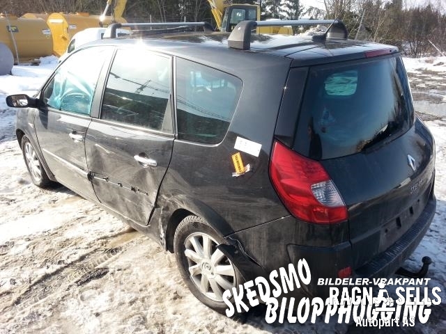 Renault Scenic 2003-2009 (Type II) , Motorkode: K9K-732, Girkassekode: 