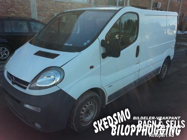 Opel Vivaro A 2001-2006 , Motorkode: F9QU7, Girkassekode: