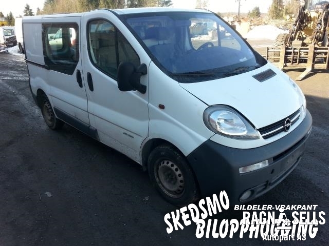 Opel Vivaro A 2001-2006 , Motorkode: F9QU7, Girkassekode: