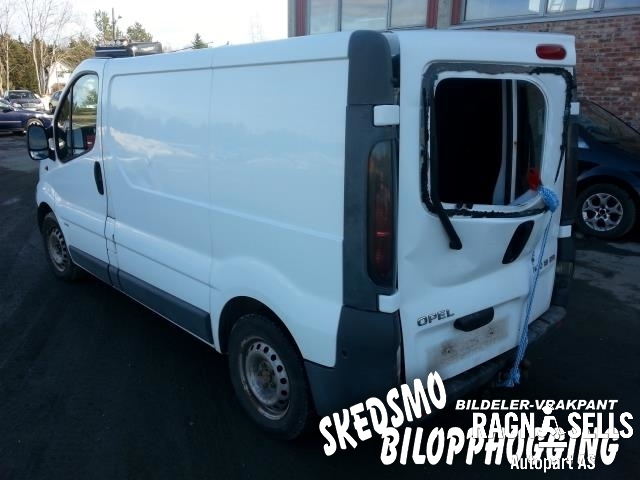Opel Vivaro A 2001-2006 , Motorkode: F9QU7, Girkassekode: