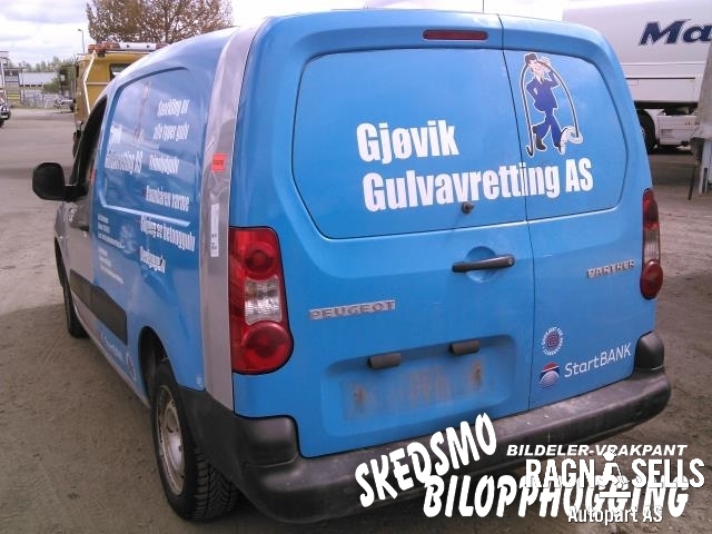 Peugeot Partner 2008-2015 (Type II, Fase 1) , Motorkode: 9HX, Girkassekode: 