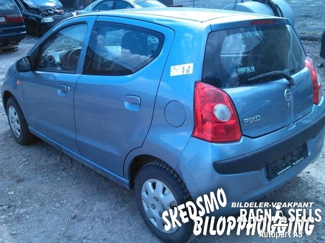 Nissan Pixo 2009-2013 , Motorkode: K10B, Girkassekode:
