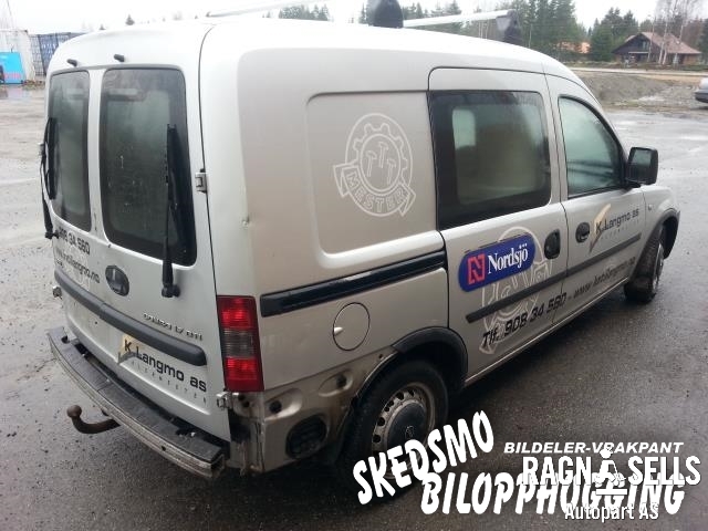 Opel Combo C 2002-2011 , Motorkode: Y17DT, Girkassekode: 
