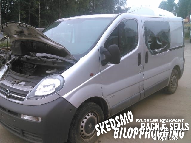 Opel Vivaro A 2001-2006 , Motorkode: F9Q-760, Girkassekode: