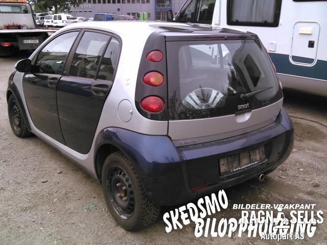 Smart Forfour 2004-2007 (Type I) (W454) (W454), Motorkode: M135.930, Girkassekode: