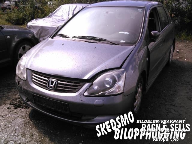 Honda Civic 2001-2005 (Type VII) (ENGELSK) (ENGELSK), Motorkode: D14Z6, Girkassekode: 