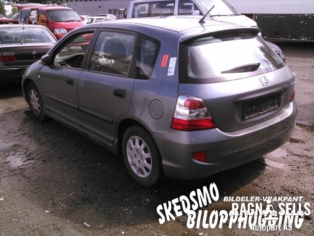 Honda Civic 2001-2005 (Type VII) (ENGELSK) (ENGELSK), Motorkode: D14Z6, Girkassekode: 