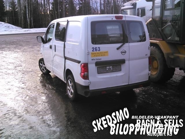 Nissan NV200 2010-2019 , Motorkode: K9K, Girkassekode: 