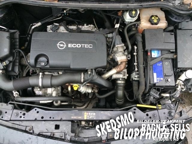 Opel Astra J 2010-2015 , Motorkode: A17DTJ, Girkassekode: