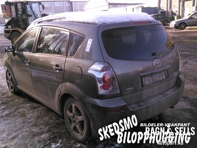 Toyota Verso 2002-2004 (COROLLA) (COROLLA), Motorkode: 1ZZ-FE, Girkassekode: 