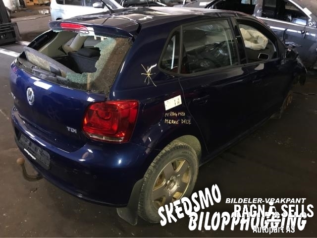 VW Polo 2009-2014 (Type V, Fase 1) , Motorkode: CAYA, Girkassekode: KFK