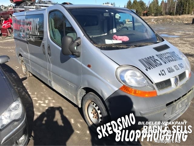 Renault Trafic 2006-2014 , Motorkode: F9Q-760, Girkassekode: 
