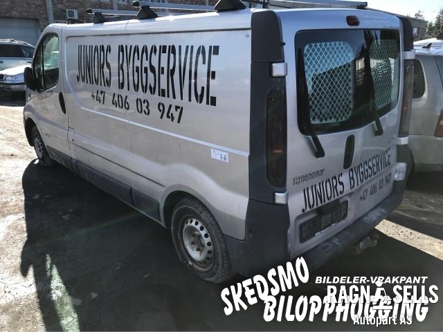 Renault Trafic 2006-2014 , Motorkode: F9Q-760, Girkassekode: 