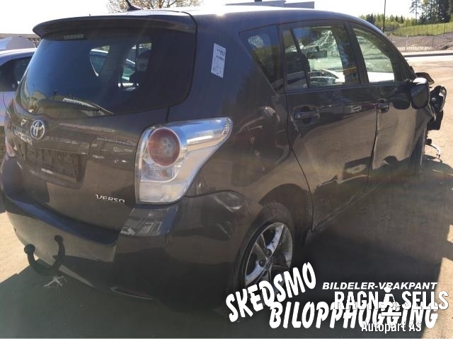 Toyota Verso 2009-2016 (Type III) , Motorkode: 1AD-FTV, Girkassekode: 