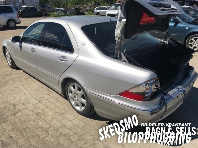 Mercedes S-Klasse 1999-2005 (W220) (W220), Motorkode: 112944, Girkassekode: 722618