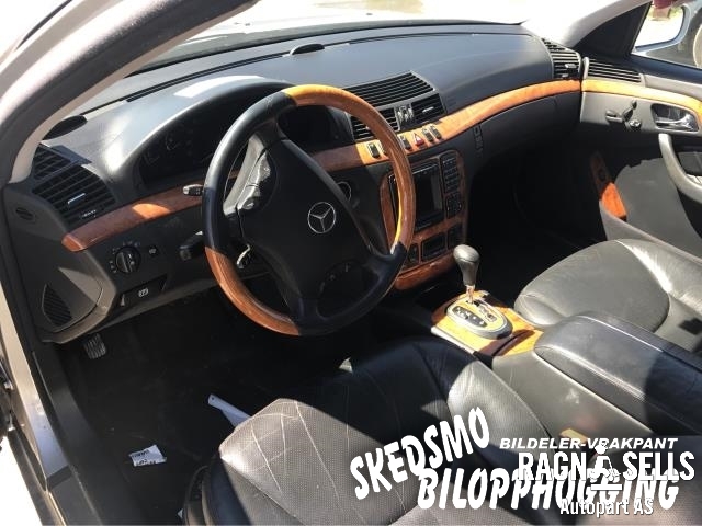 Mercedes S-Klasse 1999-2005 (W220) (W220), Motorkode: 112944, Girkassekode: 722618