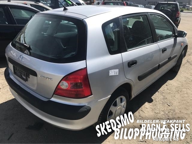 Honda Civic 2001-2005 (Type VII) (ENGELSK) (ENGELSK), Motorkode: D16V1, Girkassekode: