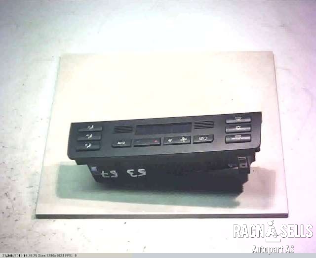 Varmeapparat betjening til BMW 3-Serie 1998-2005 (E46) (E46) (5HB00773821|64116917004|)